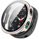 For Samsung Galaxy Watch 8 40mm Tempered Film Integrated PC Watch Case(Frosted Starlight) - 1