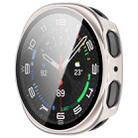 For Samsung Galaxy Watch 8 40mm Tempered Film Integrated PC Watch Case(Frosted Starlight) - 2