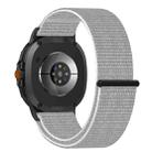 For Samsung Galaxy Watch 8 40 / 44mm Nylon Hook and Loop Fastener Watch Band(Sea Shell) - 2