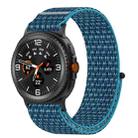 For Samsung Galaxy Watch 8 40 / 44mm Nylon Hook and Loop Fastener Watch Band(Blue) - 1