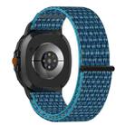 For Samsung Galaxy Watch 8 40 / 44mm Nylon Hook and Loop Fastener Watch Band(Blue) - 2
