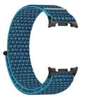 For Samsung Galaxy Watch 8 40 / 44mm Nylon Hook and Loop Fastener Watch Band(Blue) - 3