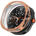 For Samsung Galaxy Watch8 Classic / Ultra 2 Electroplated TPU Watch Protective Case(Rose Gold) - 1