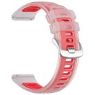 22mm Jelly Silicone Watch Band(Red) - 3