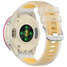 22mm Jelly Silicone Watch Band(Yellow) - 2
