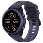 22mm Jelly Silicone Watch Band(Purple) - 1
