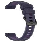 22mm Jelly Silicone Watch Band(Purple) - 3