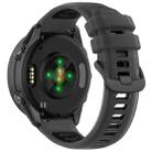 22mm Jelly Silicone Watch Band(Black) - 2