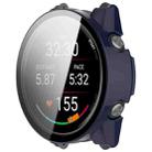 For Garmin Forerunner 570 42mm Tempered Film Integrated PC Watch Case(Ink Blue) - 2