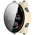 For Garmin Forerunner 570 42mm Tempered Film Integrated PC Watch Case(Ivory White) - 2