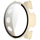 For Garmin Forerunner 570 42mm Tempered Film Integrated PC Watch Case(Ivory White) - 3