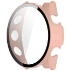 For Garmin Forerunner 570 47mm Tempered Film Integrated PC Watch Case(Pink) - 3