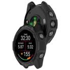For Garmin Forerunner 570 42mm Hollow Armor Half Coverage TPU Watch Protective Case(Black) - 3