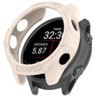 For Garmin Forerunner 570 42mm Hollow Armor Half Coverage TPU Watch Protective Case(Starlight) - 1