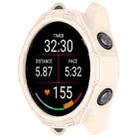 For Garmin Forerunner 570 42mm Hollow Armor Half Coverage TPU Watch Protective Case(Starlight) - 2
