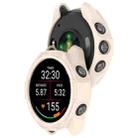 For Garmin Forerunner 570 42mm Hollow Armor Half Coverage TPU Watch Protective Case(Starlight) - 3