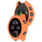 For Garmin Forerunner 570 47mm Hollow Armor Half Coverage TPU Watch Protective Case(Orange) - 3