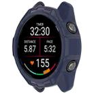 For Garmin Forerunner 570 47mm Hollow Armor Half Coverage TPU Watch Protective Case(Midnight Blue) - 2