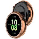 For Honor Watch Fit Single Row Diamond Half Coverage Hollow TPU Watch Case(Rose Gold) - 3