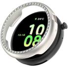 For Honor Watch Fit Single Row Diamond Half Coverage Hollow TPU Watch Case(Starlight) - 1
