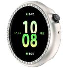 For Honor Watch Fit Single Row Diamond Half Coverage Hollow TPU Watch Case(Starlight) - 2