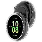 For Honor Watch Fit Single Row Diamond Half Coverage Hollow TPU Watch Case(Transparent) - 3