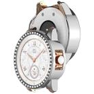 For Honor ROSSINI 2e Single Row Diamond Half Coverage Hollow TPU Watch Case(Silver) - 3