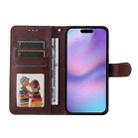 For iPhone 17 ENKAY Card Wallet Calf Texture Leather Phone Case with Thickened Glue No White Edge Film(Black) - 3