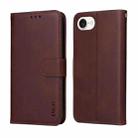 For iPhone 16e ENKAY Card Wallet Calf Texture Leather Phone Case with Thickened Glue No White Edge Film(Black) - 3