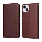 For iPhone 15 Plus ENKAY Card Wallet Calf Texture Leather Phone Case with Thickened Glue No White Edge Film(Red) - 3