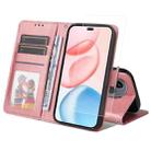 For Honor 400 Pro Global ENKAY Card Wallet Calf Texture Leather Phone Case with Full Glue Coverage Soft Hydrogel Film(Pink) - 1