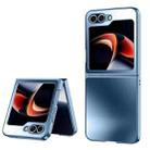 For Samsung Galaxy Z Flip7 5G AG Frosted Folding Shockproof Phone Case(Deep Blue) - 1