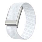 For WHOOP 5.0 Regular Elastic Force Decorative Design Nylon Watch Band(White) - 1