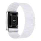 For WHOOP 5.0 Regular Elastic Force Decorative Design Nylon Watch Band(White) - 2