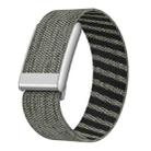 For WHOOP 5.0 Regular Elastic Force Decorative Design Nylon Watch Band(Gray Green) - 1