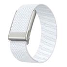 For WHOOP 5.0 Electrocardiogram Elastic Force Decorative Design Nylon Watch Band(White) - 1