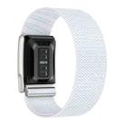 For WHOOP 5.0 Electrocardiogram Elastic Force Decorative Design Nylon Watch Band(White) - 2