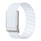 For WHOOP 5.0 Electrocardiogram Elastic Force Decorative Design Nylon Watch Band(White) - 3