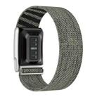 For WHOOP 5.0 Electrocardiogram Elastic Force Decorative Design Nylon Watch Band(Gray Green) - 2