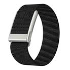 For WHOOP 5.0 Electrocardiogram Elastic Force Decorative Design Nylon Watch Band(Black) - 1