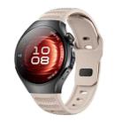 For Huawei Watch 5 42mm Dot Texture Reverse Buckle Silicone Watch Band(Starlight) - 1
