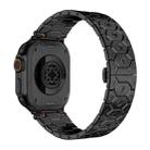 For Apple Watch 46mm / 49mm / 45mm / 44mm Octagonal Stainless Steel  Watch(Black) - 2