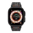 For Apple Watch 46mm / 49mm / 45mm / 44mm Octagonal Stainless Steel  Watch(Black) - 3