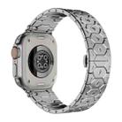 For Apple Watch 46mm / 49mm / 45mm / 44mm Octagonal Stainless Steel  Watch(Silver) - 2