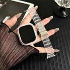 For Apple Watch Series 10 46mm Chameleon PC Case Epoxy Resin Watch Band(Color Changing Pink) - 2