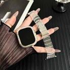 For Apple Watch 49mm  Chameleon PC Case Epoxy Resin Watch Band(Color Changing Gold) - 2