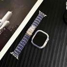 For Apple Watch 49mm  Chameleon PC Case Epoxy Resin Watch Band(Color Changing Purple) - 3