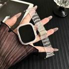 For Apple Watch 40mm / 41mm Chameleon PC Case Epoxy Resin Watch Band(Color Changing Pink) - 2