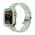 For Apple Watch 40mm / 41mm Chameleon PC Case Epoxy Resin Watch Band(Color Changing Green) - 1