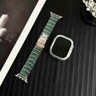For Apple Watch 40mm / 41mm Chameleon PC Case Epoxy Resin Watch Band(Color Changing Green) - 3